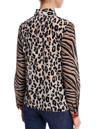 Коричнева блуза MARC CAIN : фото 4 - Invogue